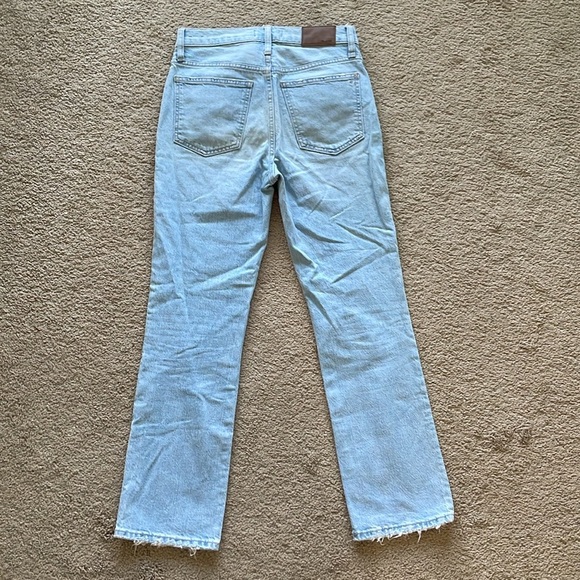 Madewell Slim Demi-Boot Jeans Bellmeade Wash W’s 25 High Rise Closet Staple Jean - Picture 15 of 16